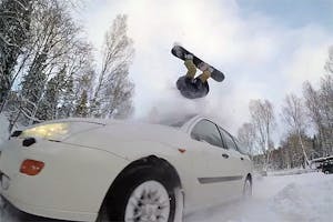 Backflip Over a Moving Car