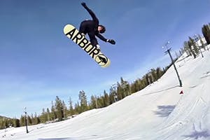 Snowboarding to Music: Boreal — Flux Bindings