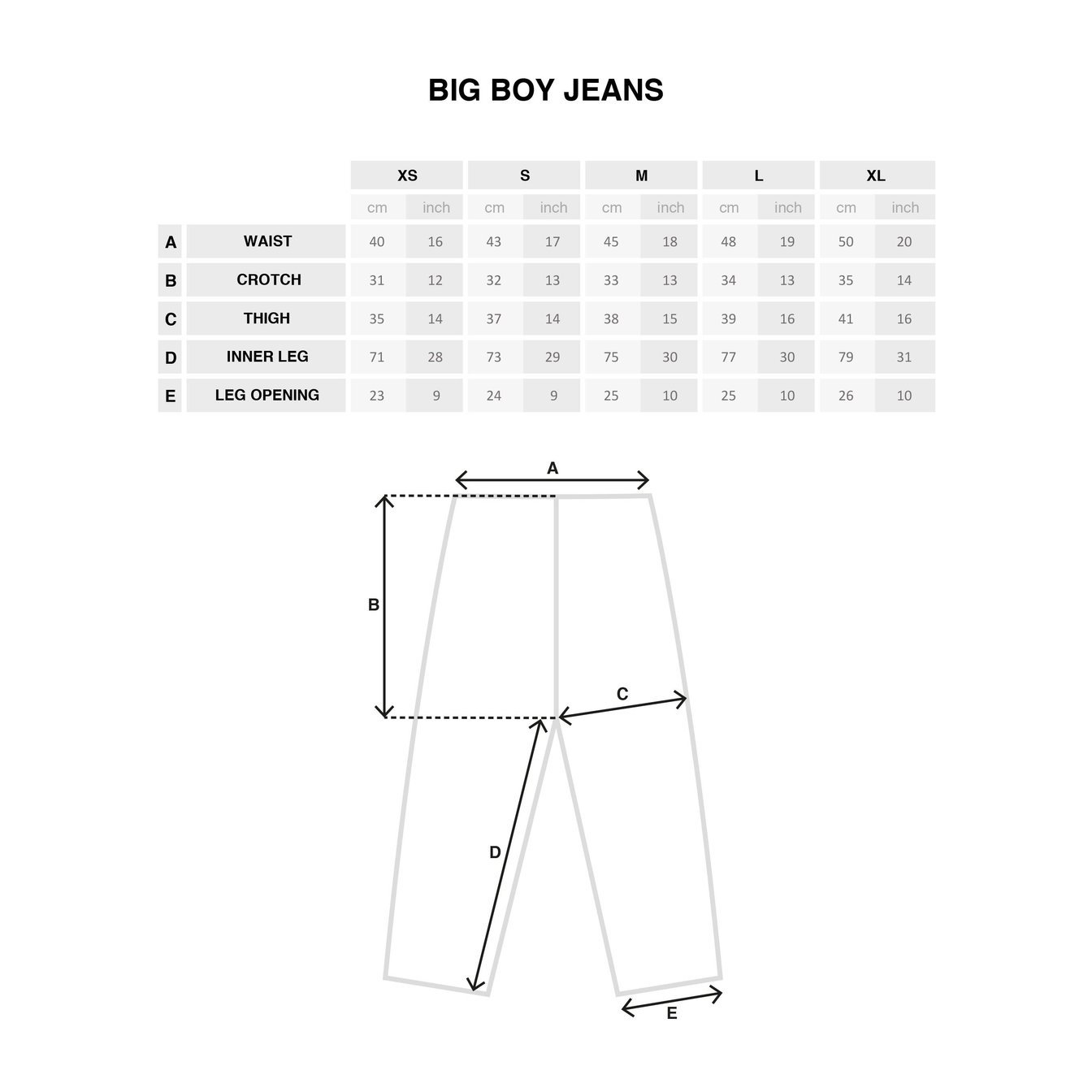 Polar Big Boy Jeans - Washed Black | Boardworld Store