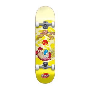 Almost x Ren and Stimpy Drain 8.0” Complete Skateboard - Yellow