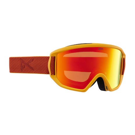 Anon Relapse Jr. MFI Youth Snowboard Goggle 2023 - Amber/Red Solex