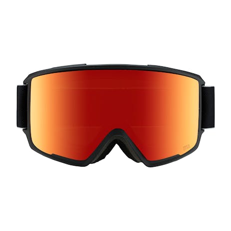 anon. M3 MFI Snowboard Goggle - Black / Red Solex + Bonus Lens