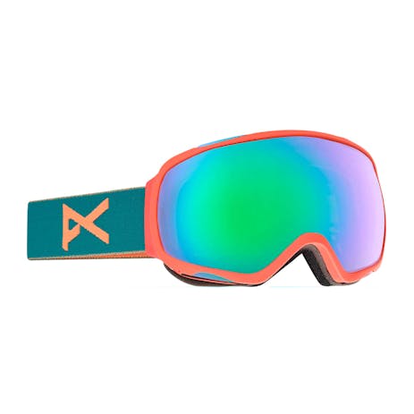 anon. Tempest Women’s Snowboard Goggle - Candy / Green Solex