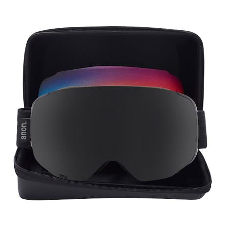 anon. M2 MFI Snowboard Goggle 2018 - Smoke / Dark Smoke + Bonus Lens (Asian Fit)