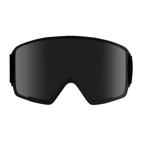 anon. M3 MFI Snowboard Goggle 2018 - Black / Dark Smoke + Bonus Lens