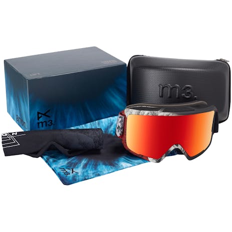 anon. M3 MFI Snowboard Goggle 2018 - Red Planet / SONAR Red
