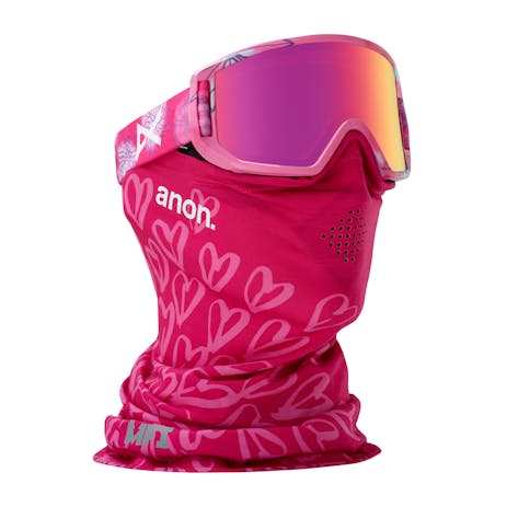 anon. Relapse Jr. MFI Youth Snowboard Goggle 2018 - Spring / Pink Amber