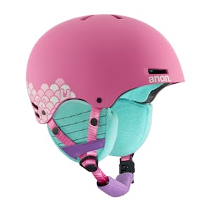 anon. Rime Youth Snowboard Helmet 2018 - Animal Trax / Pink