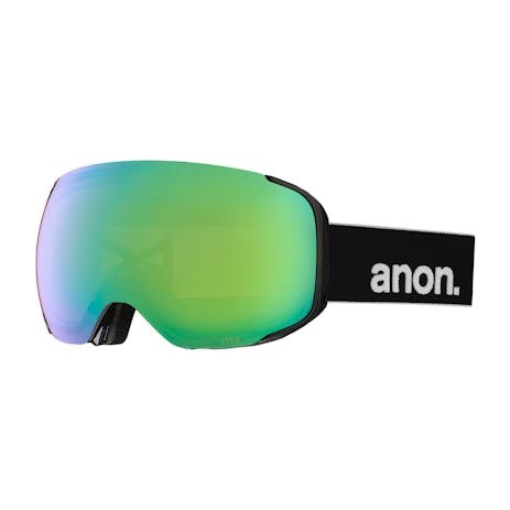 Anon M2 Snowboard Goggle 2019 - Black / Sonar Green + Spare Lens