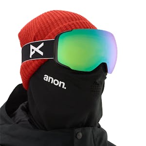 Anon M2 MFI Snowboard Goggle 2019 - Black / Sonar Green + Spare Lens