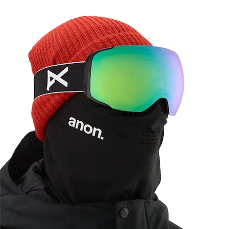Anon M2 MFI Snowboard Goggle 2019 - Black / Sonar Green + Spare Lens