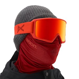 Anon M3 MFI Snowboard Goggle 2019 - Red / Sonar Red + Spare Lens