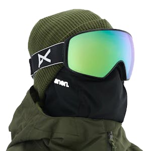 Anon M4 MFI Toric Snowboard Goggle 2019 - Black / Sonar Green + Spare Lens