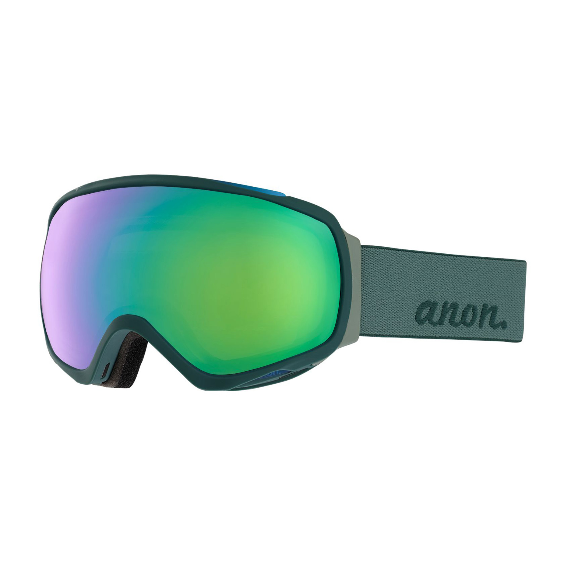 Anon Tempest MFI Women's Snowboard Goggle 2019 - Grey / Sonar Green ...