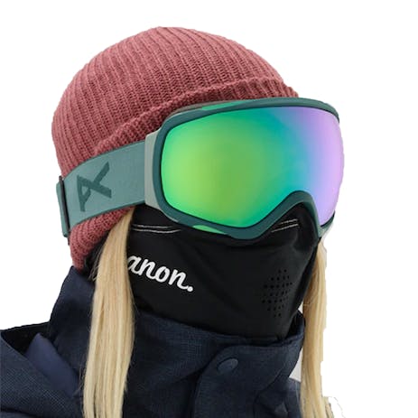 Anon Tempest MFI Women’s Snowboard Goggle 2019 - Grey / Sonar Green