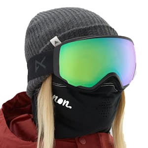 Anon WM1 MFI Women’s Snowboard Goggle 2019 - Smoke / Sonar Green + Spare Lens