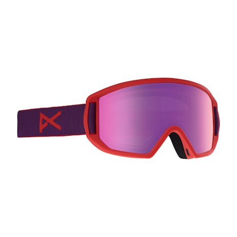 Anon Relapse Jr. MFI Kids’ Snowboard Goggle - Purple / Pink Amber