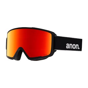 Anon M3 MFI Snowboard Goggle 2020 - Black / Sonar Red + Spare Lens