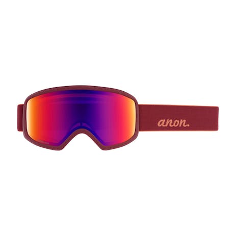 Anon Deringer MFI Women’s Snowboard Goggle 2020 - Ruby / Sonar Blue + Spare Lens