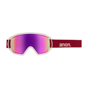 Anon Relapse Jr. MFI Youth Snowboard Goggle 2020 - Berry / Pink Amber