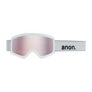Anon Helix 2.0 Snowboard Goggle 2021 - White / Silver + Spare Lens