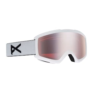 Anon Helix 2.0 Snowboard Goggle 2021 - White / Silver + Spare Lens