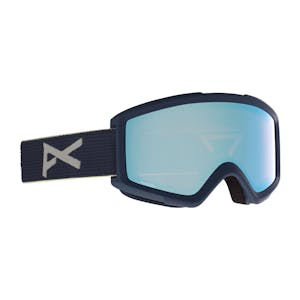 Anon Helix 2.0 Snowboard Goggle 2021 - Blue / Perceive Variable Blue + Spare Lens
