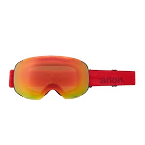 Anon M2 MFI Snowboard Goggle 2021 - Red / Perceive Sunny Red + Spare Lens