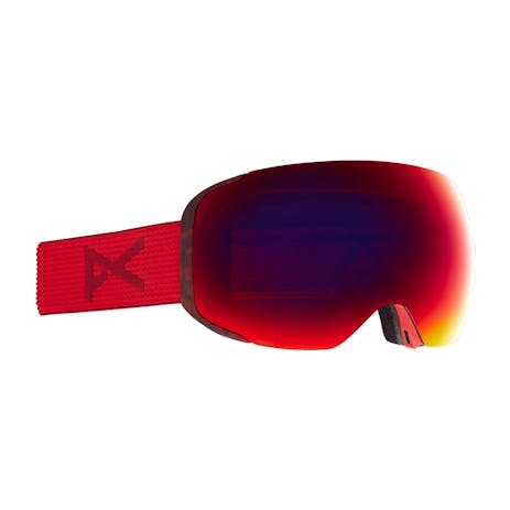 Anon M2 MFI Snowboard Goggle 2021 - Red / Perceive Sunny Red + Spare Lens
