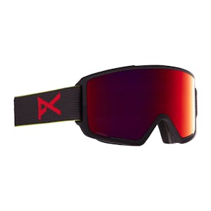 Anon M3 MFI Snowboard Goggle 2021 - Black Pop / Perceive Sunny Red + Spare Lens