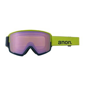 Anon M3 MFI Snowboard Goggle 2021 - Blue Split / Perceive Variable Green + Spare Lens