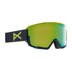 Anon M3 MFI Snowboard Goggle 2021 - Blue Split / Perceive Variable Green + Spare Lens