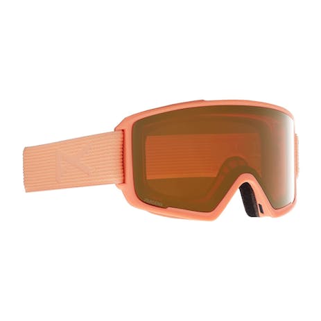Anon M3 Snowboard Goggle 2021 - Melon / Perceive Sunny Bronze + Spare Lens