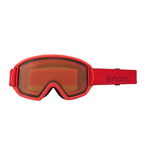 Anon Relapse MFI Snowboard Goggle 2021 - Red / Perceive Sunny Red + Spare Lens
