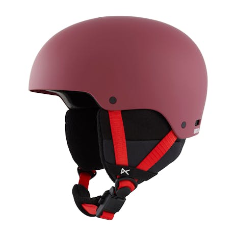 Anon Rime 3 Youth Snowboard Helmet 2021 - Doodle Red