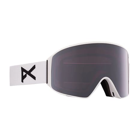 Anon M4 MFI Snowboard Goggle 2022 - White / Perceive Sunny Onyx + Spare Lens