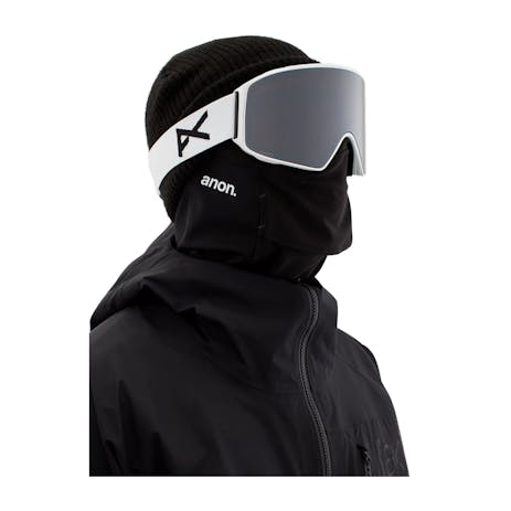 Anon M4 MFI Snowboard Goggle 2022 - White / Perceive Sunny Onyx + Spare Lens