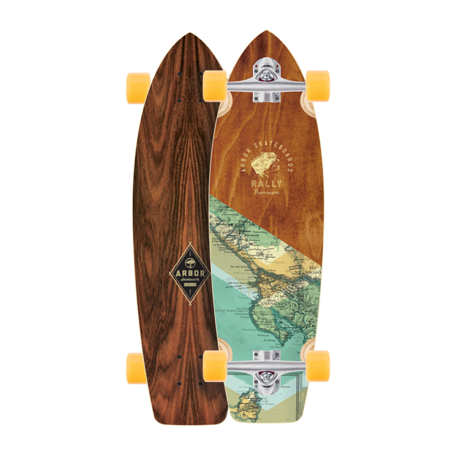 Arbor Rally Premium Complete Skateboard - Groundswell | BOARDWORLD Store