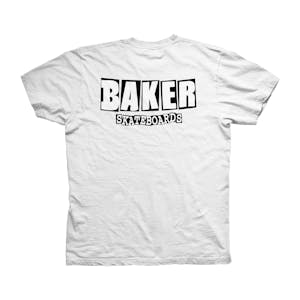 Baker Brand Logo Dubs T-Shirt - White
