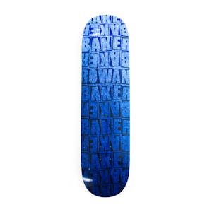 Baker Rowan Pile 8.25” Skateboard Deck - Blue