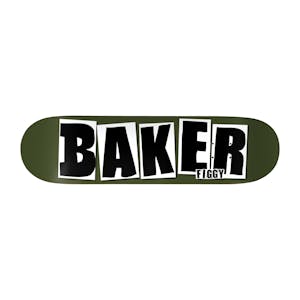 Baker Figgy Brand Name 8.5” Skateboard Deck - Forest Matte