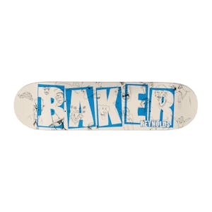 Baker Brand Name Sketch 8.25” Skateboard Deck - Reynolds