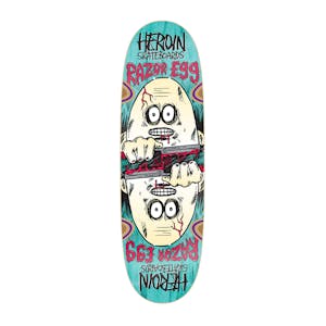 Heroin Razor Egg Symmetrical 9.5” Skateboard Deck
