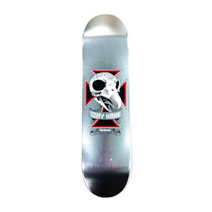 Birdhouse Hawk Skull II 7.75” Skateboard Deck - Chrome