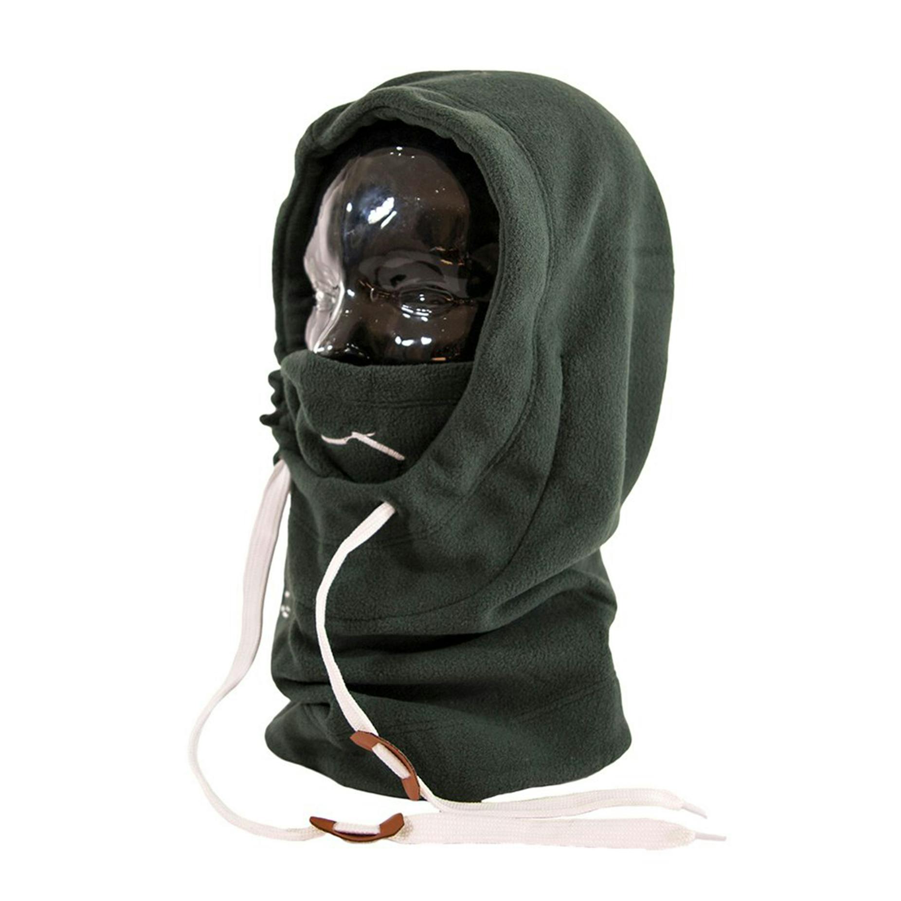 BLAK Hoodlum Hood Facemask - Forest Green | BOARDWORLD Store