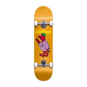Almost Peace Out 7.875” Complete Skateboard - Orange