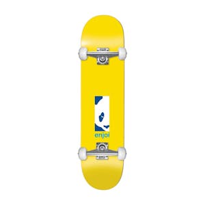Enjoi Box Panda 8.125” Complete Skateboard - Yellow