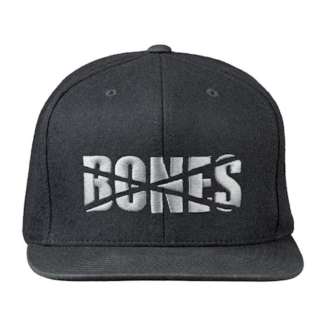 Bones Wheels Wool Felt D Snapback Hat