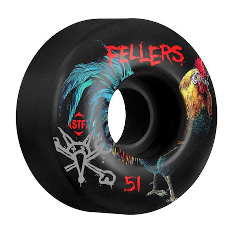 Bones STF Fellers Roost 51mm 53mm Skateboard Wheels