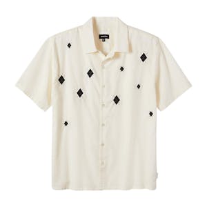 Brixton Camp Reserve Woven Shirt - Off White/Black